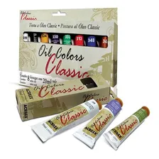 Tinta Óleo 20ml Classic Acrilex Cor 386 - Prata Iridescente Foto mini 1