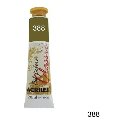 Tinta 脫leo 20ml Classic Acrilex Cor do 贸leo 388 - Bronze Iridescente Foto 1