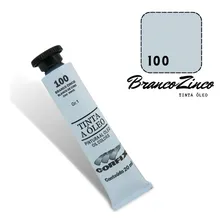 Tinta Óleo 20ml G1 100 Branco De Zinco Corfix Foto  mini 1