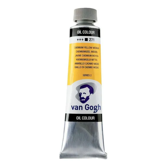 Tinta Óleo 20ml Talens Van Gogh S2 Cádmium Yellow Medium 271 Foto 1