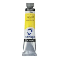 Tinta Óleo 20ml Talens Van Gogh Serie 1 Azo Yellow Lemon 267 Cor Do Óleo Amarelo Limão Foto mini 1