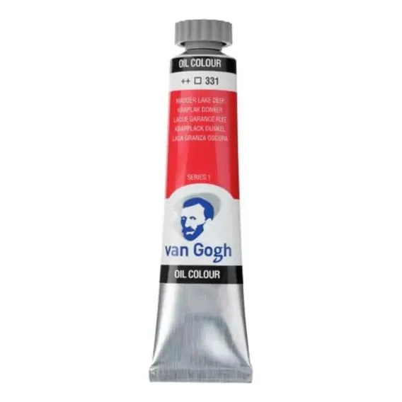 Tinta Óleo 20ml Talens Van Gogh Serie 1 Madder Lake Deep 331 Foto 1