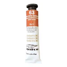 Tinta Óleo 37ml G1 063 Terra Siena Queimada Corfix Foto mini  2