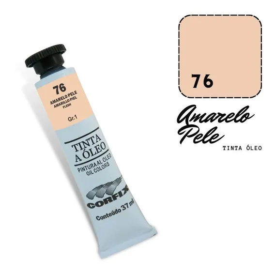 Tinta Óleo 37ml G1 076 Amarelo Pele Corfix Foto 1