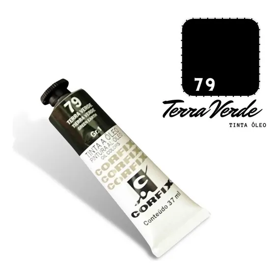 Tinta Óleo 37ml G1 079 Terra Verde Corfix Foto 1