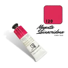 Tinta Óleo 37ml G1 120 Magenta Quinacridona Corfix Foto mini 1