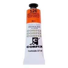 Tinta Óleo 37ml G1 126 Laranja Cádmio Corfix Foto mini  2