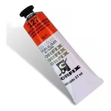 Tinta Óleo 37ml G1 127 Vermelho Cádmio Alaranjado Corfix Foto  mini 1