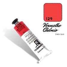 Tinta Óleo 37ml G1 129 Vermelho Cádmio Corfix Foto  mini 1