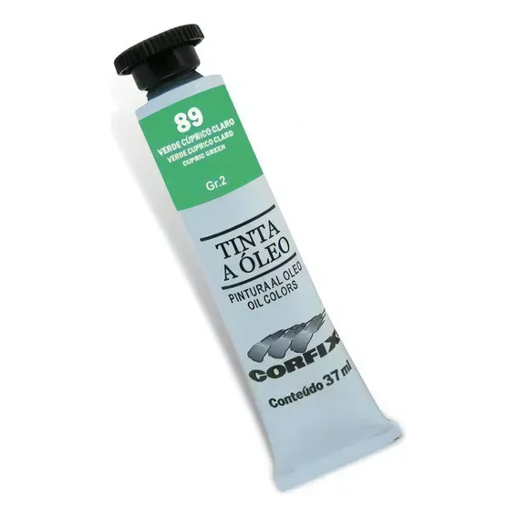 Tinta Óleo 37ml G2 089 Verde Cúprico Claro Corfix Foto 1