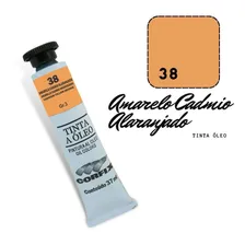 Tinta Óleo 37ml G3 038 Amarelo Cádmio Alaranjado Corfix Foto  mini 1