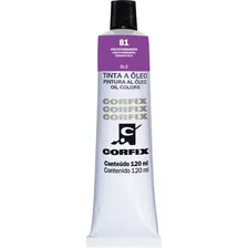 Tinta Óleo 81 Violeta Permanente 120ml Corfix Foto mini 1