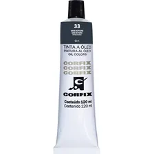 Tinta Óleo Corfix 120ml Cor 33 - Gris De Payne Gr. 1 Foto  mini 1