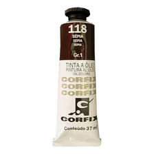Tinta Óleo Corfix G1 118 Sépia 37ml Foto  mini 1