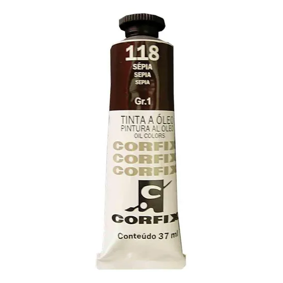Tinta Óleo Corfix G1 118 Sépia 37ml Foto 1
