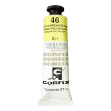 Tinta Oleo Corfix G1 46 Amarelo Brilhante Claro 37ml Foto  mini 1