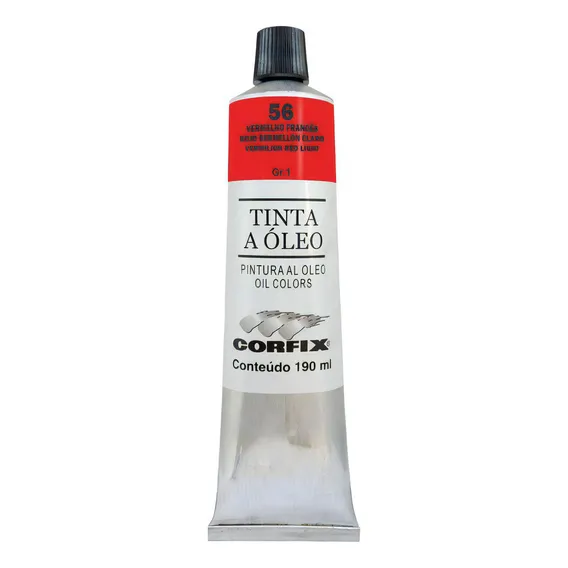 Tinta Oleo Corfix G1 56 Vermelho Frances 190ml Foto 1