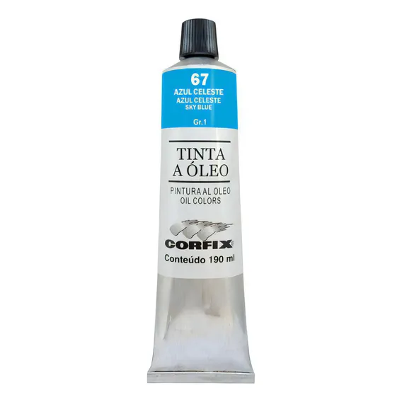 Tinta Oleo Corfix G1 67 Azul Celeste 190ml Foto 1