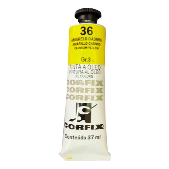 Tinta Oleo Corfix G3 36 Amarelo Cadmio 37ml Foto 1