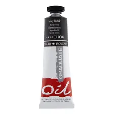 Tinta Óleo Graduate 38ml Preto Marfim 034 Daler Rowney Cor Preto/marfim Foto  mini 1