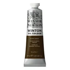 Tinta Óleo Winton 37ml Winsor & Newton Unidade Cor 076 Burnt Umber Foto  mini 1