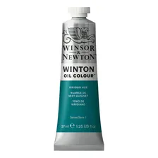Tinta Óleo Winton 37ml Winsor & Newton Unidade Cor Do Óleo 696 Viridian Hue Foto  mini 1