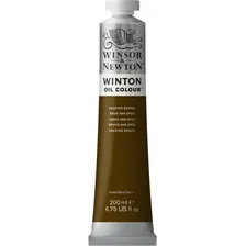 Tinta Óleo Winton Vandyke Brown Winsor & Newton Tubo 200ml Foto  mini 1