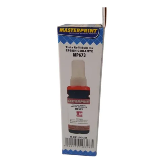 Tinta P/ Impresssora Masterprint- Cor Lm - 100  Tinta Magenta Foto 1