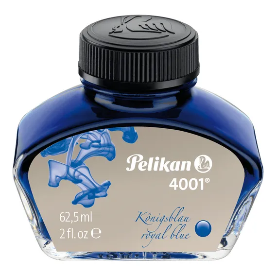 Tinta Para Caneta Tinteiro Pelikan 4001 30ml Azul Royal Foto 1