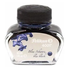 Tinta Para Caneta Tinteiro Pelikan - 4001 Azul Preto 30ml Foto mini 1
