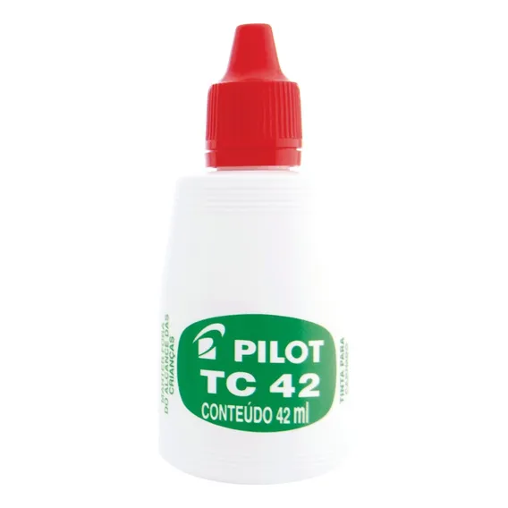 Tinta Para Carimbo Vermelha 42ml Pilot - 1 Un Foto 1
