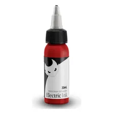 Tinta Para Tatuagem Tattoo 30ml Diversas Cores Electric Ink Cor Vermelho Bombeiro Foto mini 1