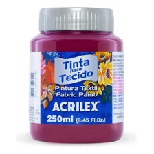 Tinta Para Tecido 250ml Fuchsia Acrilex Foto  mini 1