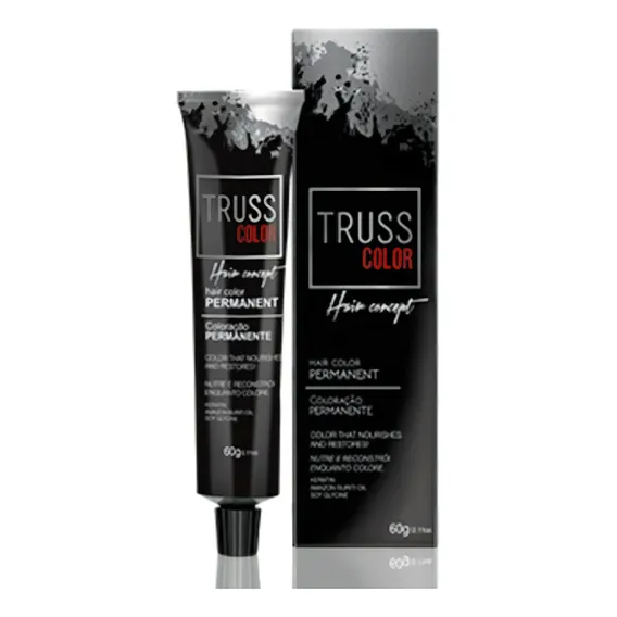 Tinta Permanente Truss Color 60g 4.0 Castanho Médio Foto 1