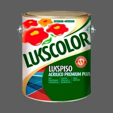 Tinta Piso Lukspiso Lata 18L Diversas Cores Cor Cinza/Chumbo Foto mini 3