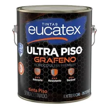 Tinta Piso Ultra Acrilico Premium Eucatex 900ml Acabamento Semiacetinado Cor Branco Foto mini 1