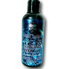 Tinta Preta Pigmentação Barba E Cabelo 100ml Para Aerógrafo Foto  mini 1