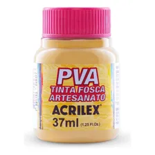 Tinta Pva Fosca Acrilex 37ml Para Artesanato Camurça Foto  mini 1