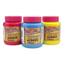 Tinta Pva Fosca Para Artesanato 250ml - Acrilex Foto mini 1