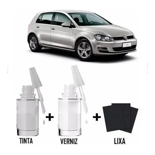 Tinta Retoque Tira Risco Automotivo Prata Egito Prata Egito Foto 1
