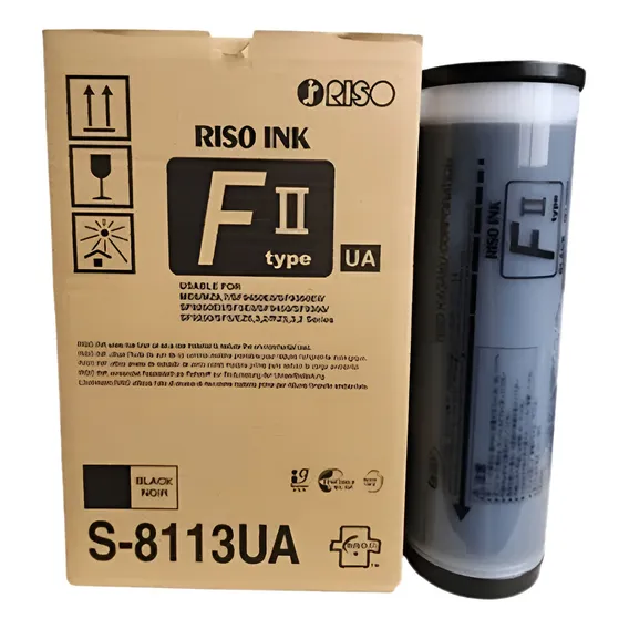 Tinta Riso S-8113ua Rz230 Ez220 Ez230 - 01 Unidade Tinta Preto Foto 1