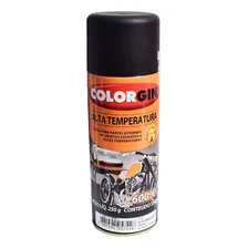 Tinta Spray Acabamento Fosco Colorgin Alta Temperatura Preto Foto mini  2