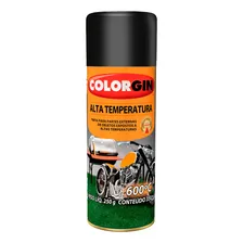 Tinta Spray Acabamento Fosco Colorgin Alta Temperatura Preto Foto  mini 1