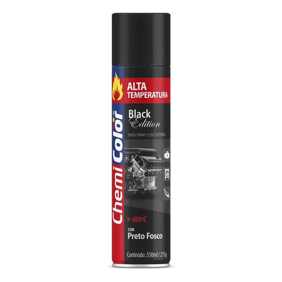 Tinta Spray Alta Temperatura 350ml Chemicolor Foto 1