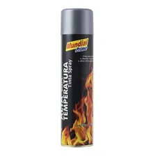 Tinta Spray Alta Temperatura 600 Graus Cor Alumínio 400ml Foto  mini 1
