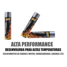Tinta Spray Alta Temperatura 600 Graus Cor Alumínio 400ml Foto mini 4