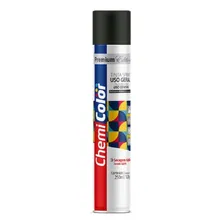 Tinta Spray Chemicolor Cor Preto Fosco Uso Geral 250ml Foto mini 1