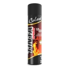 Tinta Spray Colore 400ml Preto Fosco Alta Temperatura Foto mini 1