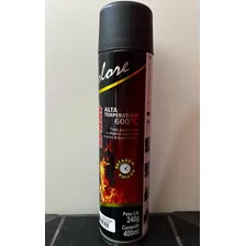 Tinta Spray Colore 400ml Preto Fosco Alta Temperatura Foto mini 2