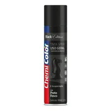 Tinta Spray Fosco Uso Geral Multiuso 400ml Chemicolor Cor Preto Foto mini 1